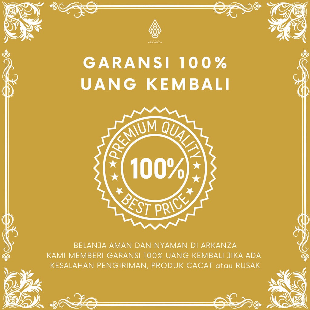 ARKANZA Kemeja Batik Pria Slimfit Motif Adinata Lengan Panjang Pendek