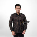 ARKANZA EXCLUSIVE KALA TIRTA Kemeja Batik Pria Lengan Panjang Slim Fit  Elegan Formal Casual Keren Katun Primissima Jahitan Presisi Kemeja Kerja  Pria Modern EXC (Salinan)