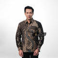 ARKANZA EXCLUSIVE PAWANAGANA Kemeja Batik Pria Lengan Panjang Slim Fit  Elegan Formal Casual Keren Katun Primissima Jahitan Presisi Kemeja Kerja  Pria Modern EXC
