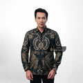 ARKANZA EXCLUSIVE WIJAYA AGRA Kemeja Batik Pria Lengan Panjang Slim Fit  Elegan Formal Casual Keren Katun Primissima Jahitan Presisi Kemeja Kerja  Pria Modern EXC