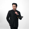 ARKANZA EXCLUSIVE GATRA ARUNIKA Kemeja Batik Pria Lengan Panjang Slim Fit  Elegan Formal Casual Keren Katun Primissima Jahitan Presisi Kemeja Kerja  Pria Modern EXC