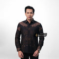 ARKANZA EXCLUSIVE CAKRA TEJA Kemeja Batik Pria Lengan Panjang Slim Fit  Elegan Formal Casual Keren Katun Primissima Jahitan Presisi Kemeja Kerja  Pria Modern EXC